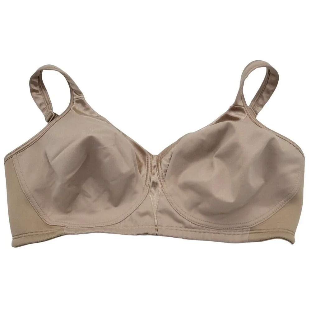 Playtex Bra 18 Hour Seamless Wirefree Full Coverage Beige Womens Lingerie‎ 38D